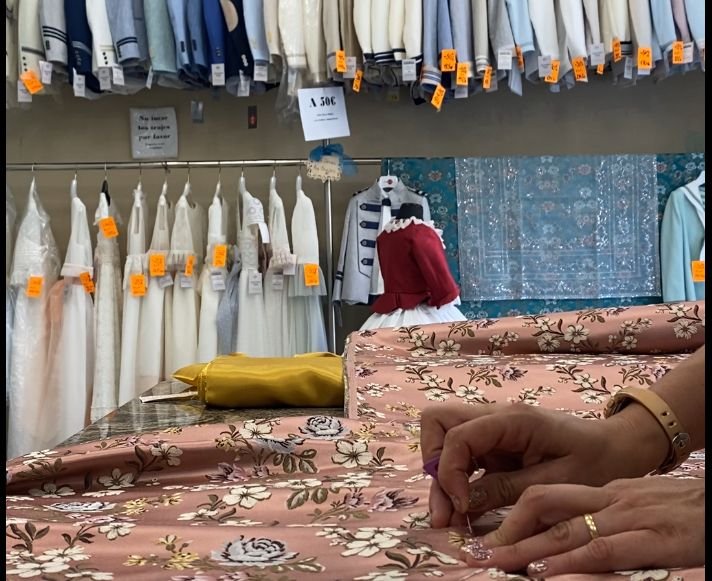 Persona realizando confeccion